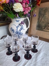 6 ANCIENS VERRES À PIED