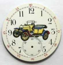 Waltham 12 Tailles 1914 Morris Oxford Musoir Auto Poche Montre Porcelaine Cadran