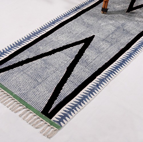Tapis couloir noir - tapis,