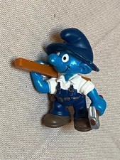 Rare : figurine du schtroumpf charpentier 20471, smurf, schlumpf, puffi, pitufos