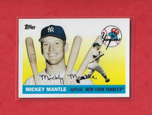 Baseball topps 2008 - baseball, mickey