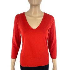 Gant Femme Rouge Col En V À
