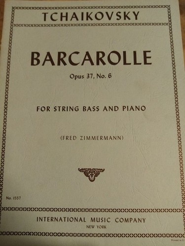 Tchaïkovski barcarolle op - barcarolle,