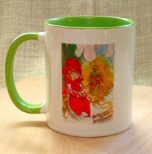 Mug en céramique bicolore au design "Friends" #SoutienUkraine