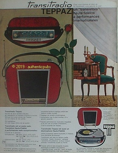 Publicite teppaz transitradio - teppaz,
