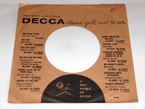 Vtg 1950 decca - vtg, 1950's