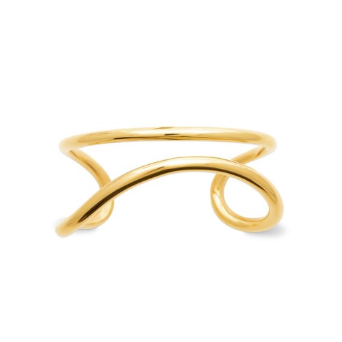 Bracelet jonc ouvert plaqué - jonc,