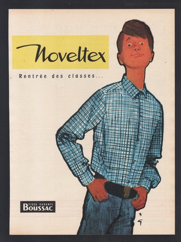 Publicité 1961 vêtement - ,