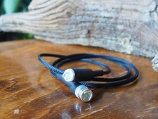 Câble coaxial 75 Ohms 1m argent OCC Tellurium  RCA / BNC l'Atelier Acoustik !