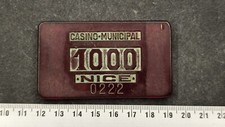 Plaque valeur 1000 casino - plaque,