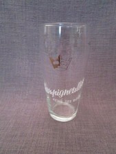 Verre a bière publicitaire ancien "CHAMPIGNEULLES"