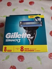 Lot 8 Lames. GILLETTE MACH3. Rasoir de Rasage Gilette Mach 3 #7