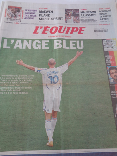 Journal équipe 07 2006 - l'équipe, 08/07/2006