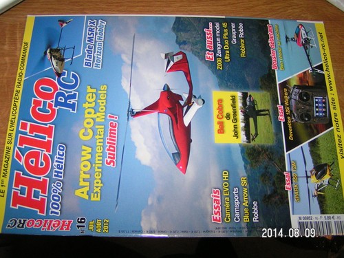 Revue helico 16 arrow - revue, rc