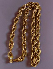 Vintage collier plaqué or