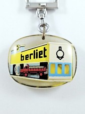 PORTE-CLÉS - Bourbon CAMION BERLIET Mobile VINTAGE Garages Concessions 1960s -