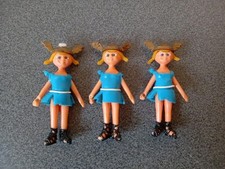 3 Figurines Publicitaires ANTAR Gauloise ANNÉES 60 Huile Essence