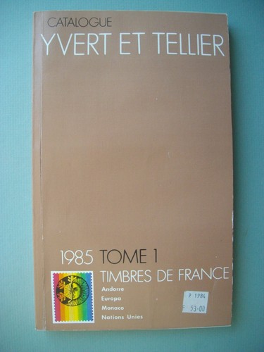 Ancien catalogue cotation - , de