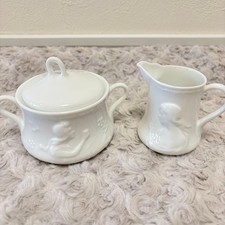 Épuisé Richard Ginori Iris sucrier blanc crème au lait du Japon