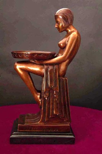 Bronze sculpture gazing - sculpture, "gazing"