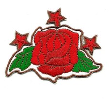 Ecusson Patch Rose -