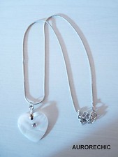 PENDENTIF COEUR EN NACRE AVEC