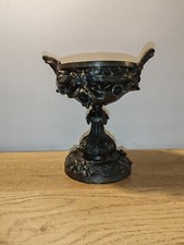 Jolis ANCIENNE PETIT COUPE VIDE POCHE BAGUIER EN BRONZE décor Salamandre Normand