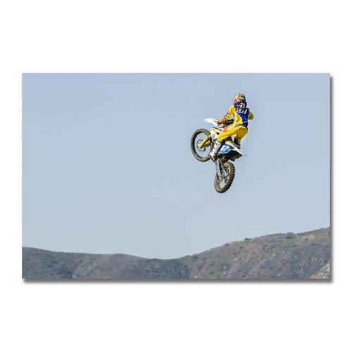 Toile tableaux moto cross - toile,