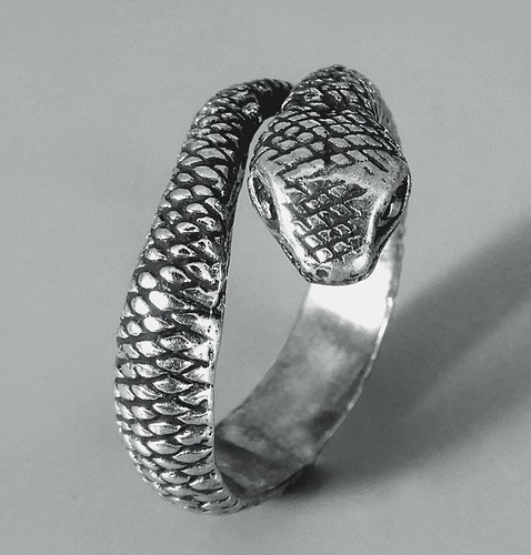 Belle bague serpent toute - serpent, en
