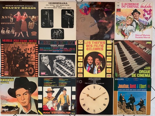 Lot disques 33t lp - 12,