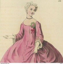 Modes de 1730 Robe Epoque