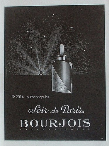 Publicite parfum bourjois soir - parfum,