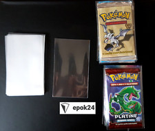 LOT 150 POCHETTE PROTÈGE BOOSTER SLEEVES - PROTECTION POUR PAQUET CARTE POKÉMON