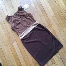 Jolie robe marron ÉTINCELLE