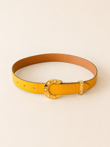 Hermès ceinture fer cheval - fer, à