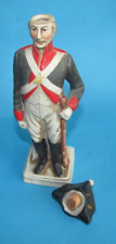 vintage porcelaine soldat bouteille of soldier Napoleon  figurine h 24cm tbe