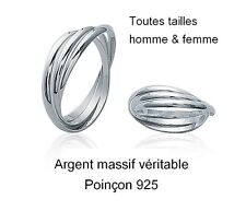 Bague triple 3 anneaux en