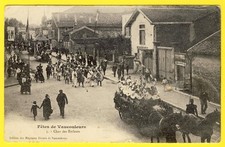 cpa Lorraine 55 - FÊTES de VAUCOULEURS (Meuse) Enfants Défilé Carnaval Chars