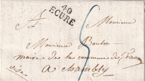 Marque postale 1823 de - postale,