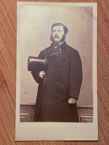 Photo carte cdv portrait homme - photo,