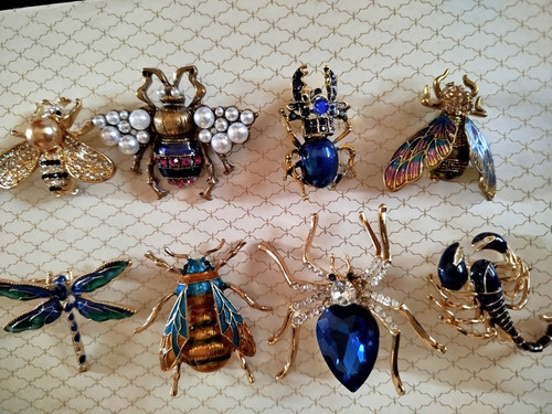 Broches fantaisie insectes - 8,