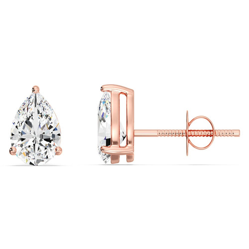 Boucles oreilles or rose - d'oreilles,