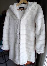 Manteau fourrure Jennyfer blanc crème Taille XS