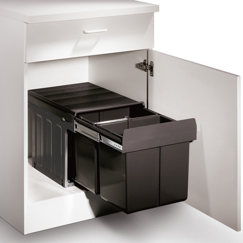 Wesco 8010186 poubelle - wesco, double