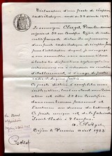 document ancien Dijon