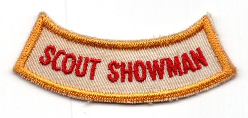 Patch scout showman c1970 - "scout, showman"
