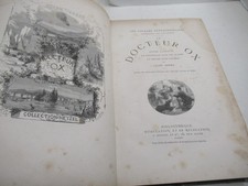 JULES VERNE DOCTEUR OX & TOUR DU MONDE 80 JOURS  1874 EO Illustré BENETT BAYARD