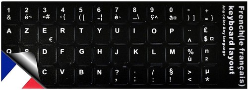 Autocollant clavier - autocollant, en