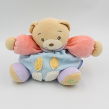 Doudou ours bleu rouge bougies KALOO - 28810