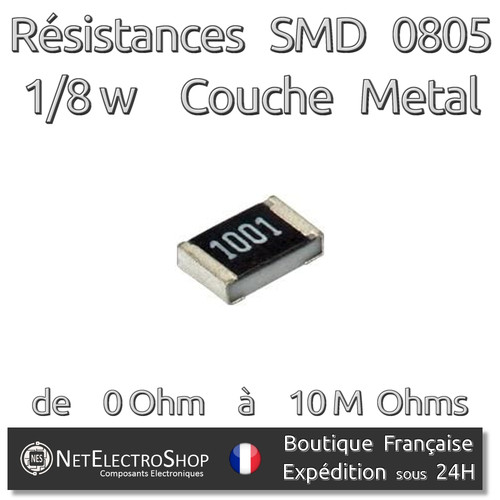 Lot resistances smd - lot,